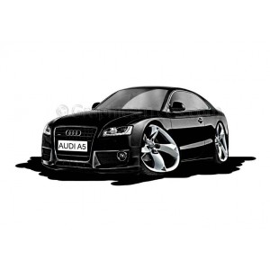 Audi A5 Cartoon Caricature