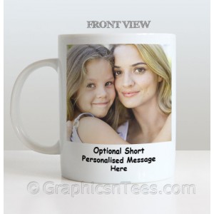 Personalised Mug With a Loved One or a Friends Picture, Name & Message