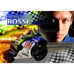 Valentino Rossi MotoGP Superbike Champion A4 Print