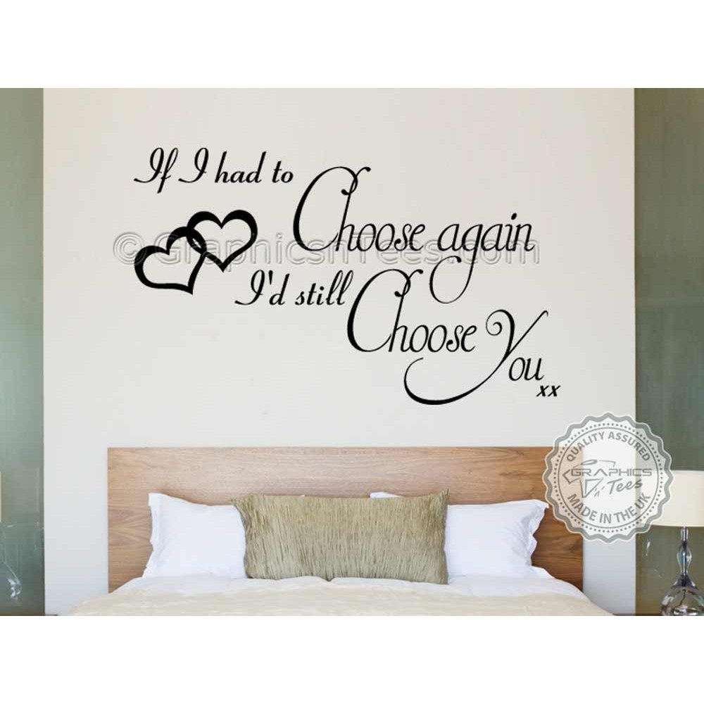 choose the color Wall Decals Phrases Wall Sticker Home Wall for Phrase Love