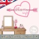 Love Island Style Stickers Glam Up Bedroom Wall Art Decor Decal