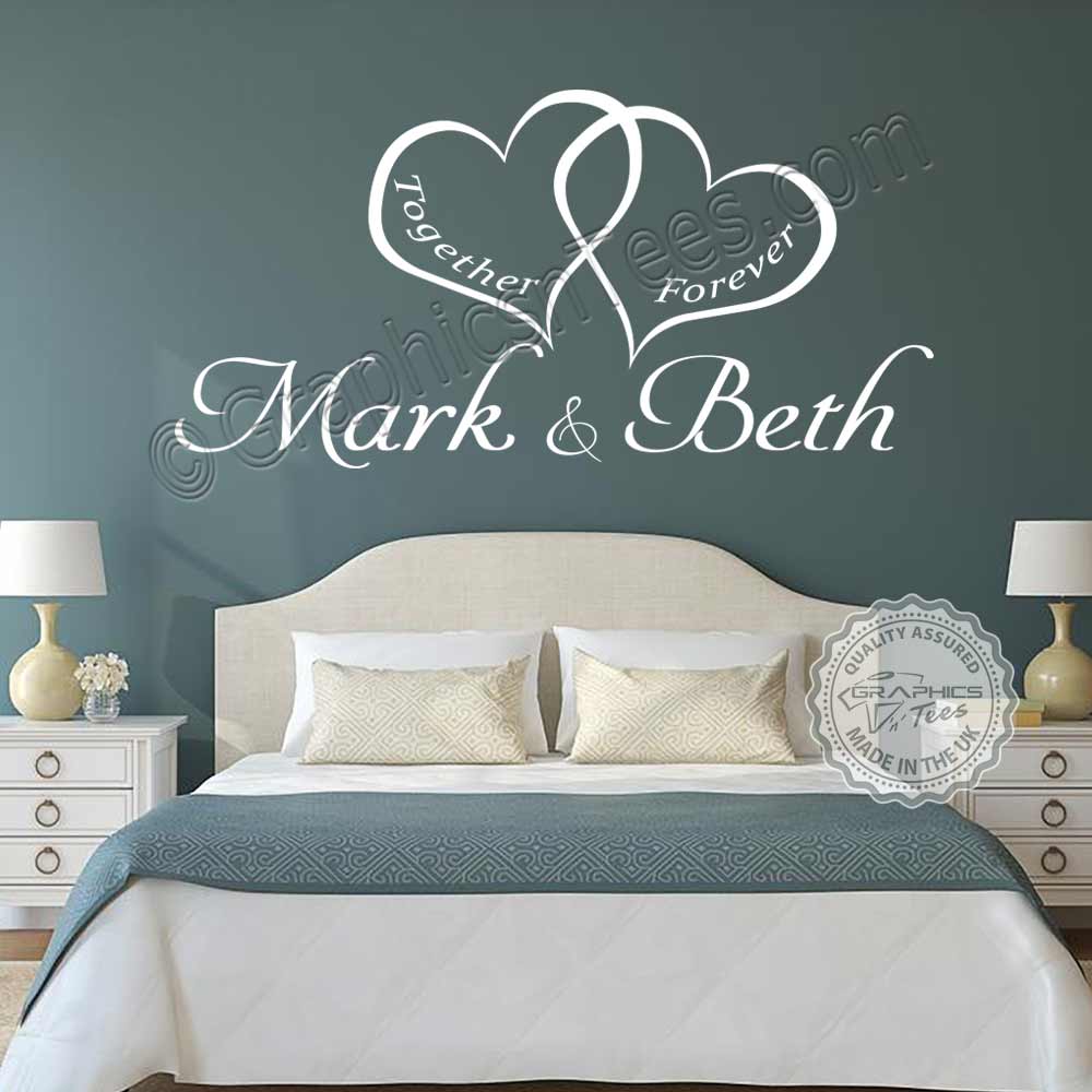 Together Forever Wall Sticker Decal Decor Bedroom Love Art Quote Home Vinyl