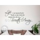 Moments Take Your Breath Away, Inspirational Family Wall Sticker Quote Motivational Decor Decal