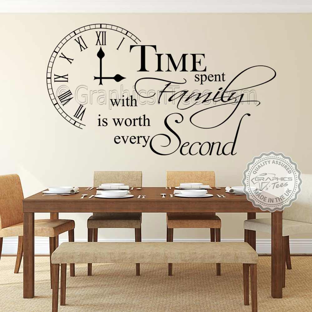 Time Spent with Family is Worth Every Second Wall Sticker