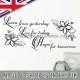 Learn Live Hope Inspriational Wall Quote, Motivational Family Wall Sticker Decor Decal