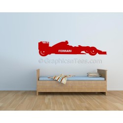 Formula 1 F1 Ferrari Racing Car Wall Art Graphic Decal