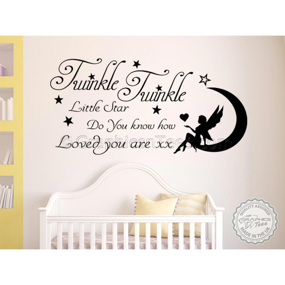 You are so loved Nursery Wall Sticker Quote Baby Bedroom Child Vinyl Art Decal
