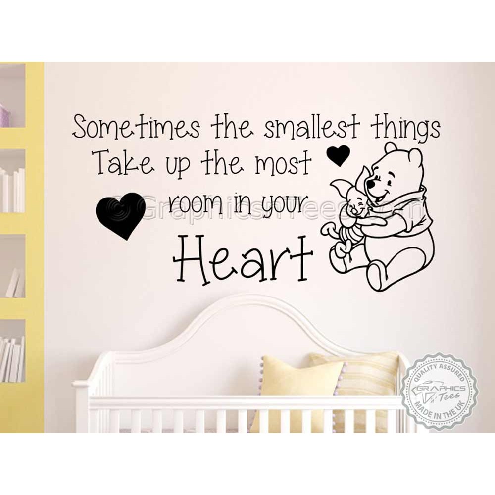Sometimes The Littlest Things Take the Most Room in Your Heart Nursery Art