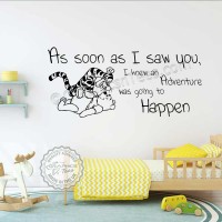Details about   Baby Tigger Tiger Cartoon Kids Show Vinyl Art Sticker For Home Room Wall Decals