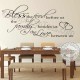 Bless The Food Before Us Family Wall Sticker Quote Kitchen Dining Room Home Vinyl Mural Decals