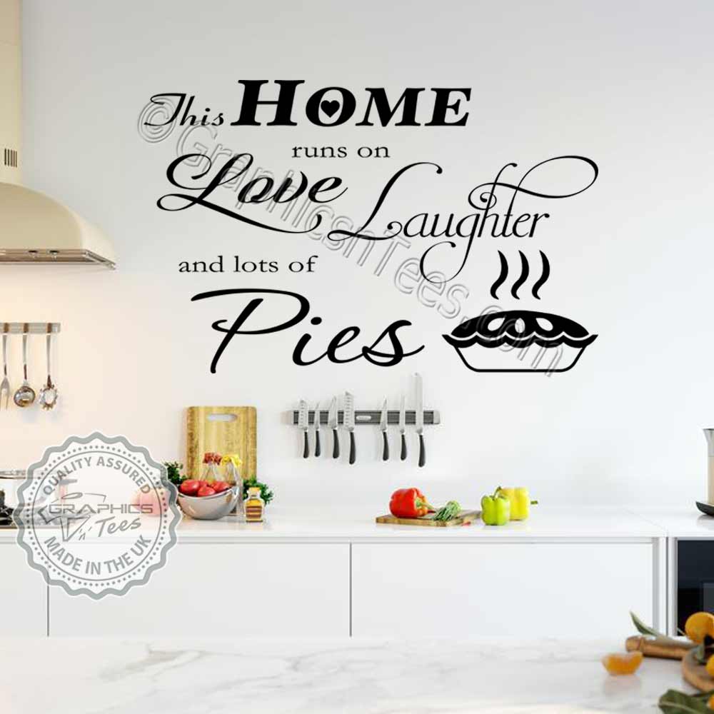 Home decor quality DIY decal quotes Love cooking kitchen wall art sticker
