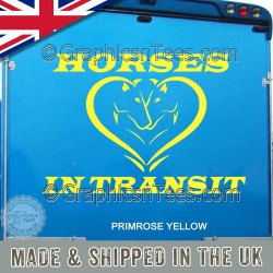Horses In Transit Horse Box Stickers Horse Trailer Vinyl Graphic Decals 