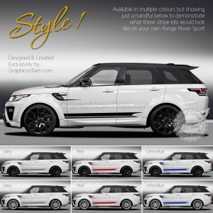 New Range Rover Sport Decal Sticker Graphics Style 1
