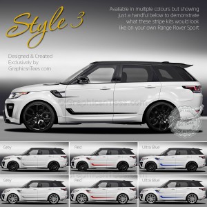 New Range Rover Sport Decal Sticker Graphics Style 3