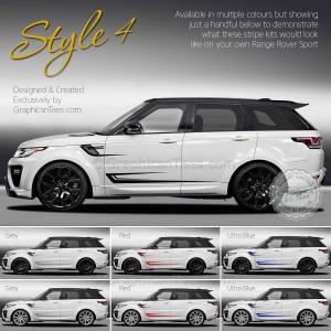 New Range Rover Sport Decal Sticker Graphics Style 4