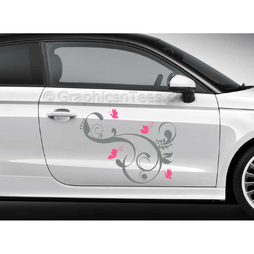 Girly car deals decals and graphics