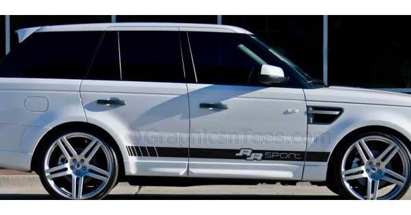 Range Rover Sport Custom Side Stripe, Vinyl Graphic Decals Stickers Exec