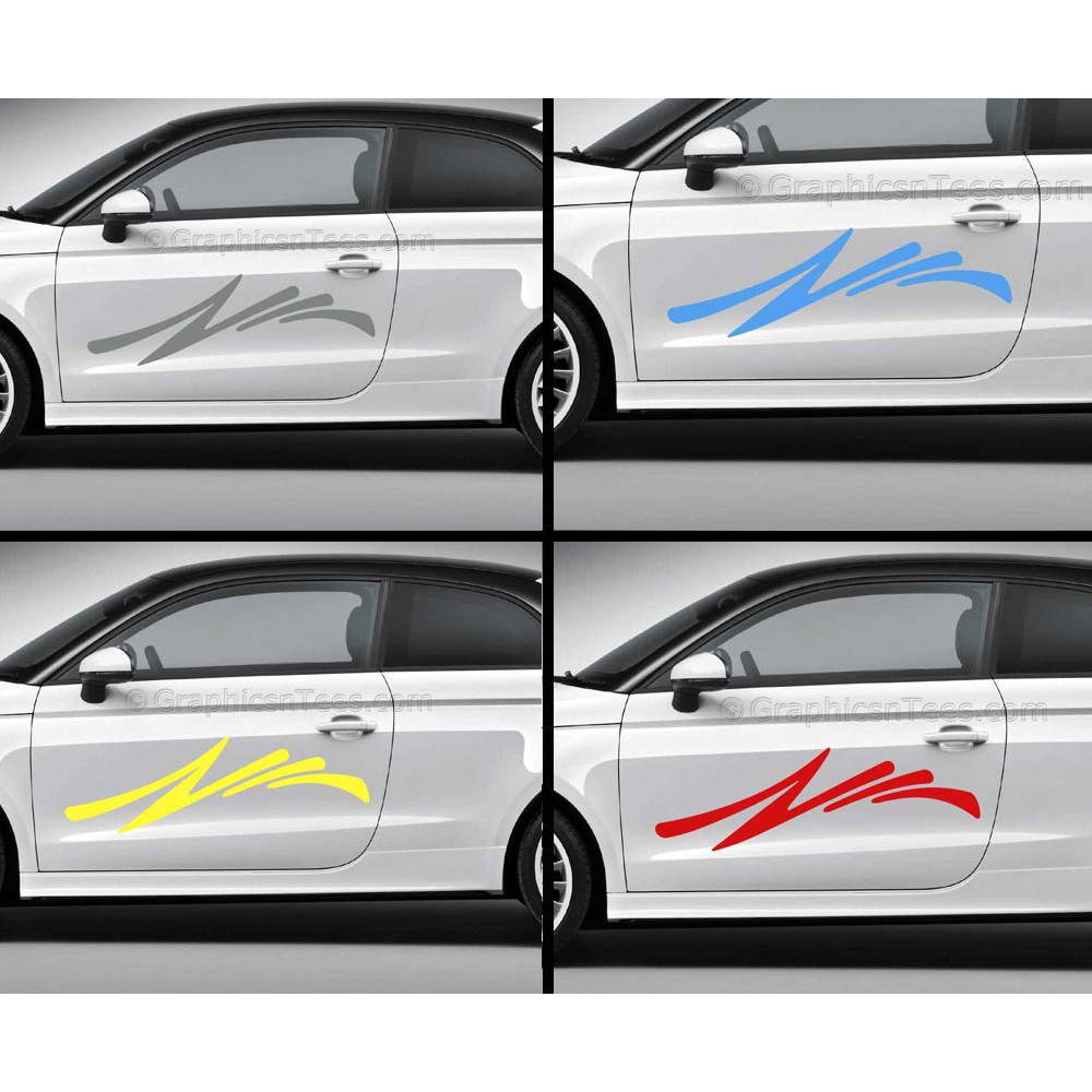 Vinyl Graphics Decals For Cars : Checker Flag Car Stickers, Custom ...