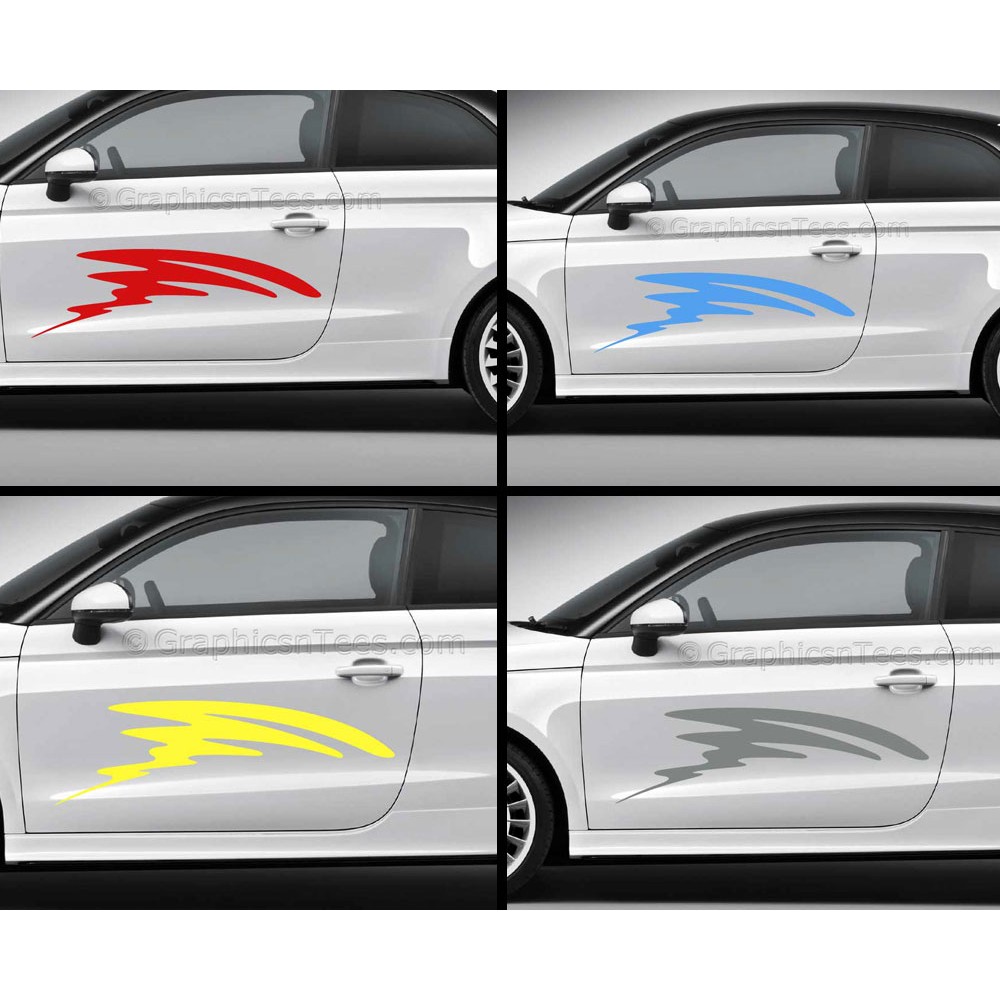 Vinyl Graphics Decals For Cars : Checker Flag Car Stickers, Custom ...