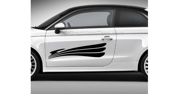 Custom Car Stickers, Vinyl Graphic Decals - Scribble 5