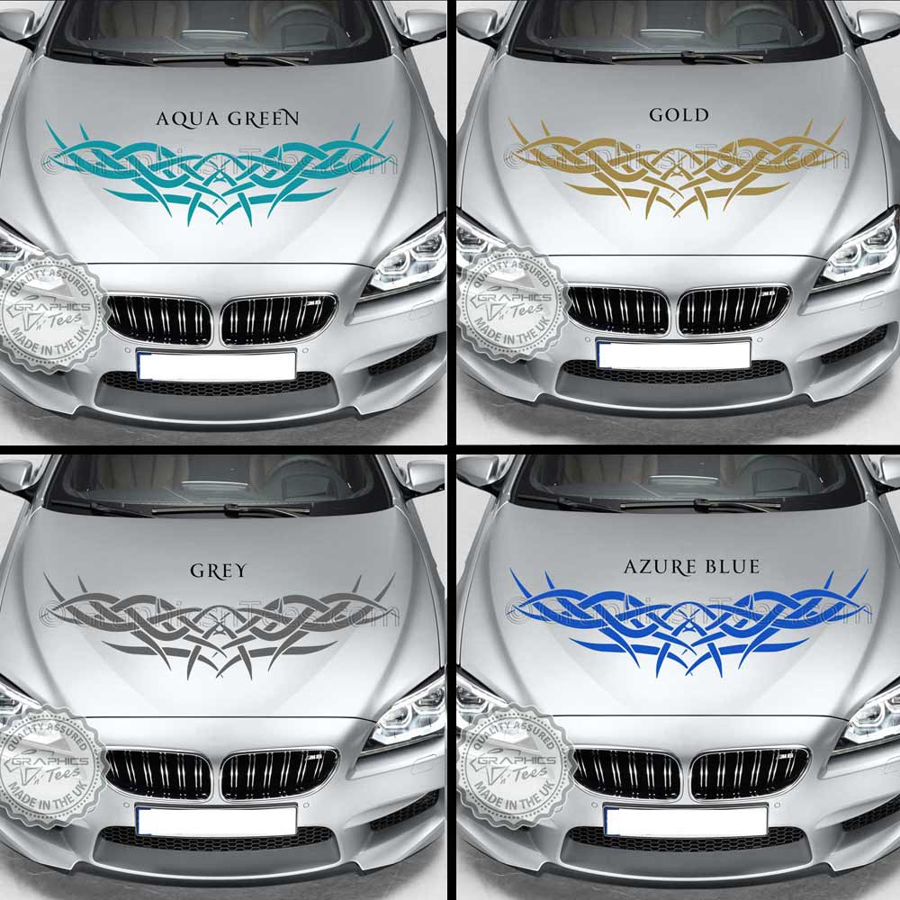 Tribal Car Bonnet Stickers Custom Vinyl Graphic Decals