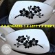 Orchid Flower Wing Mirror, Bumper, Car Body Stickers - 01