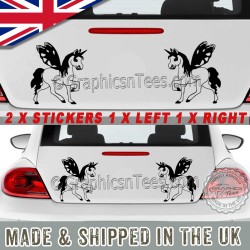 Unicorn Car Stickers Bumper Car Body Vinyl Graphic Decals