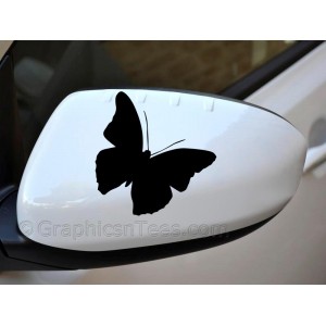 Butterfly Wing Mirror, Bumper, Car Body Stickers