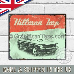 Hillman Imp Retro Vintage Metal Sign