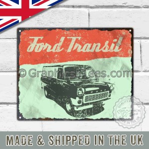 Ford Transit MK1 Retro Vintage Metal Sign