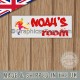 Personalised Door Sign Boys Bedroom Name Plate Football Plaque Ideal Gift Idea 5