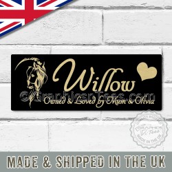 Personalised Stable Door Sign Horse Name Plate Horses Aluminium Metal Plaque Ideal Gift  06