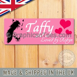 Personalised Horse Name Plate Horses Stable Door Sign Aluminium Metal Plaque Ideal Gift 03
