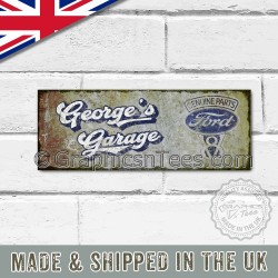 Custom Metal Signs With Personalized Name Ford Vintage Look