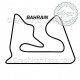 Bahrain Race Track Sticker Vinyl Graphic Decal F1 Formula 1