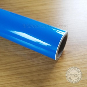  Azure Blue Self Adhesive Gloss Fablon Sticky Back Plastic Sign Vinyl